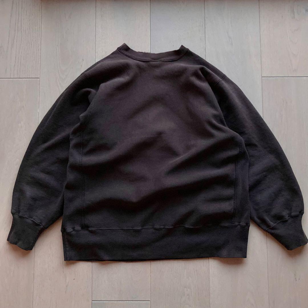 極美フェード 80s USA製 champion ブラックブラウン リバース