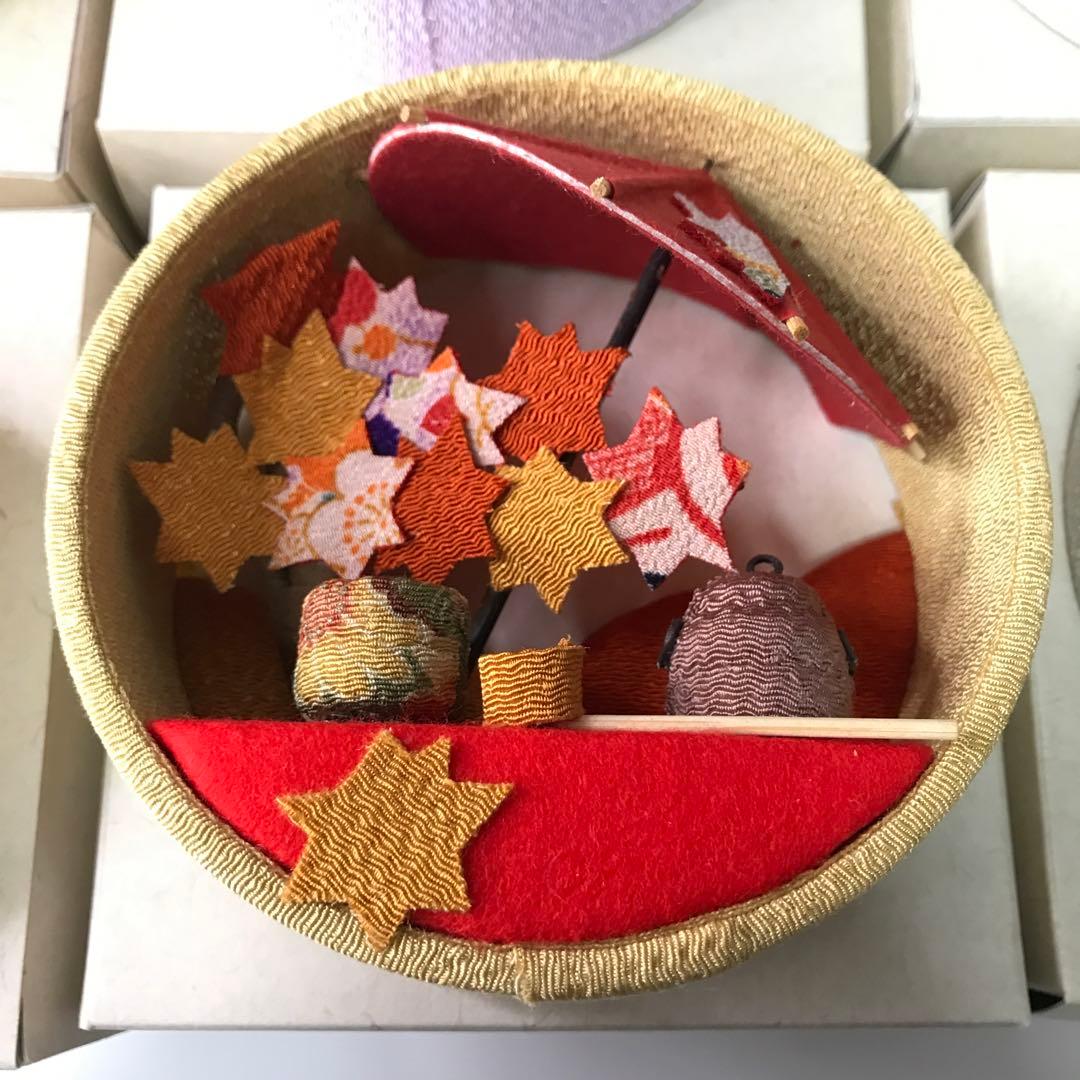 ちりめん細工 和風飾り物 セット　12点　一年中