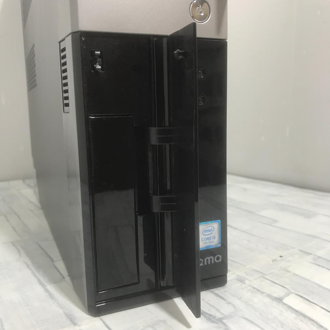 デスクトップパソコン本体 第7世代Core i3/1TB/8GB/Win10
