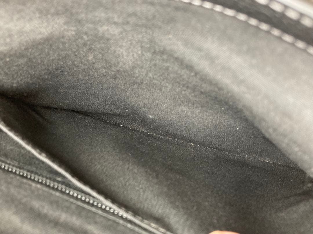 ✨良品✨COACH ブラックレザー ショルダーバッグ※訳あり★