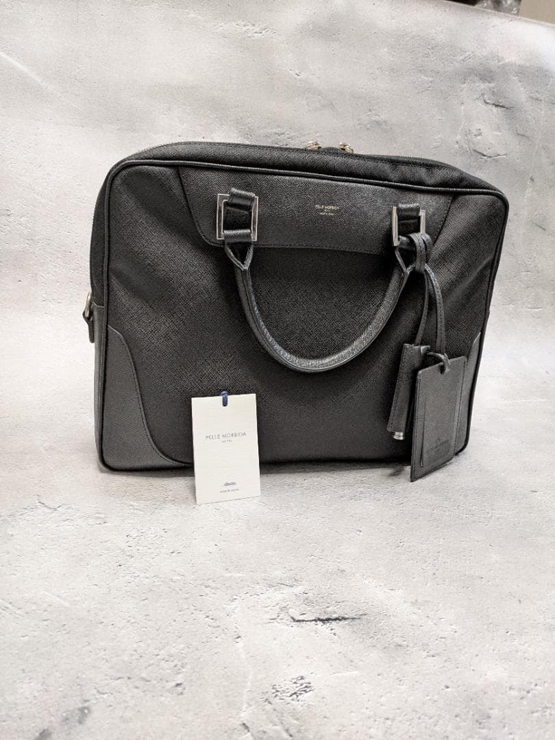 PELLE MORBIDA ブリーフケース Capitano 黒 CA104