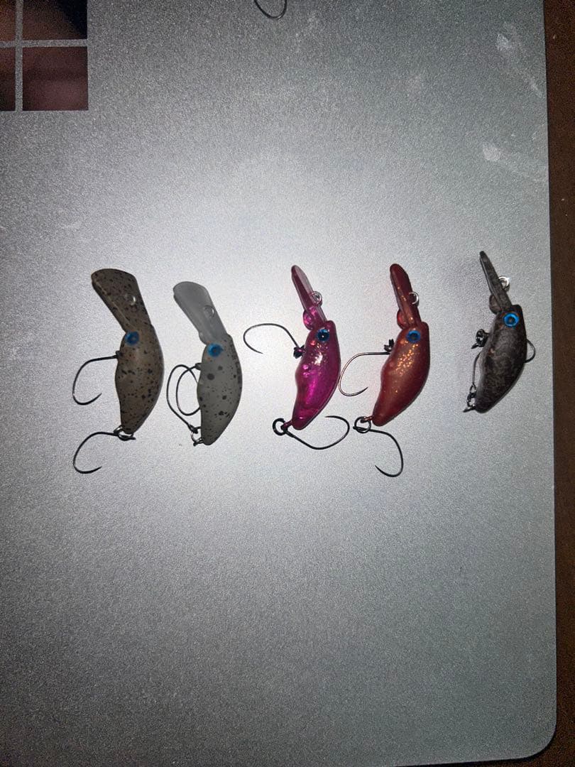 管釣り引退ルアー ウッサ　さかさニョロ　チビパニ　ダンゴウオ 団子魚　ナイアス