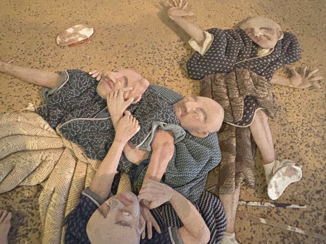 押し絵　江戸時代のおどろおどろしい様子