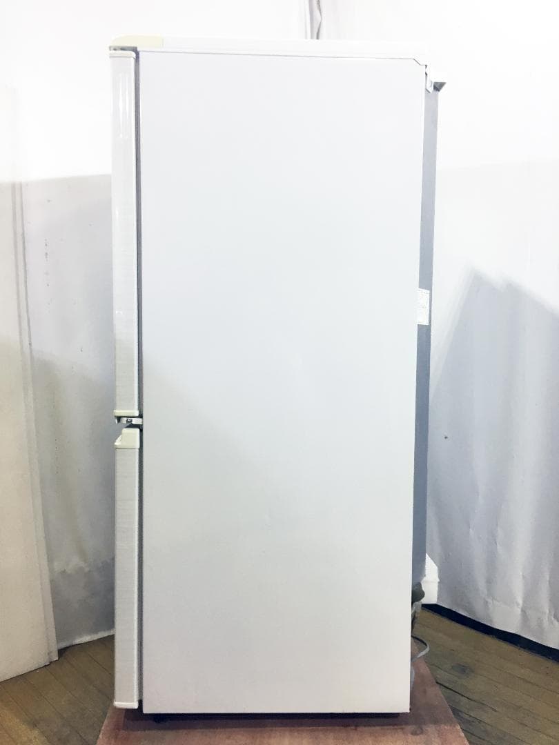 30日迄！送料無料◆中古★SHARP 137L 冷蔵庫【SJ-14W-W】