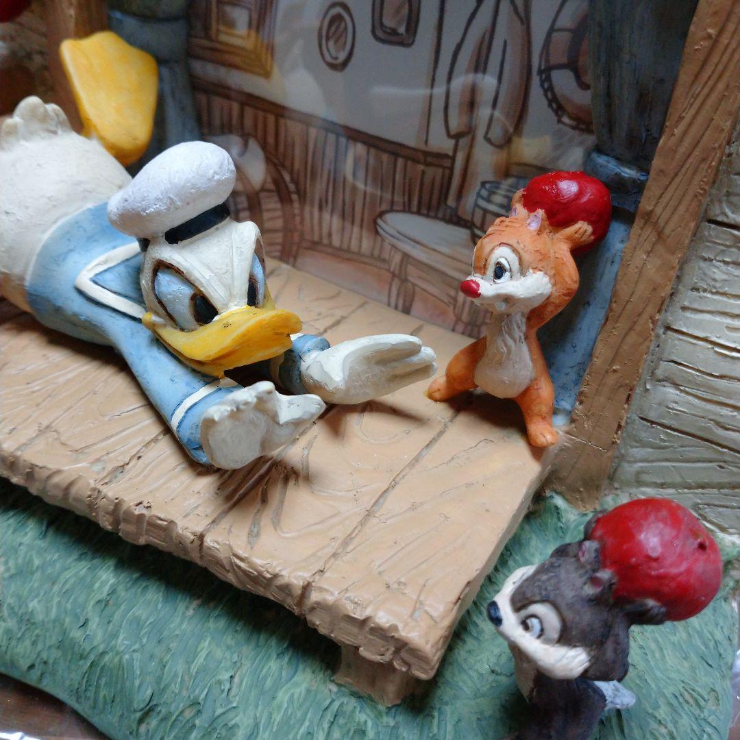 アンティーク フォトフレーム ドナルド＆ チップとデール 写真立て