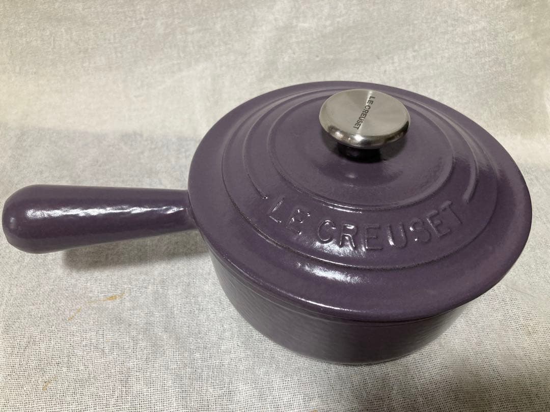 ル・クルーゼ　ソースパン　16㎝　パープル系　大変美品です