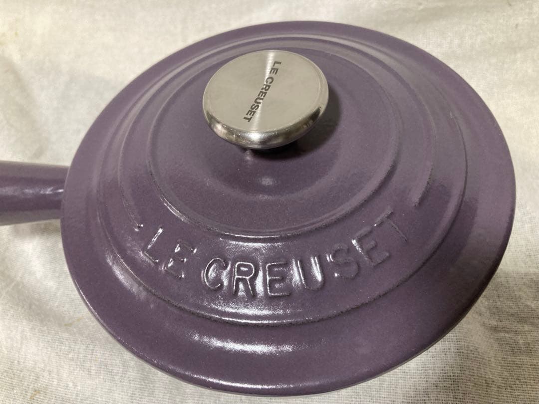 ル・クルーゼ　ソースパン　16㎝　パープル系　大変美品です
