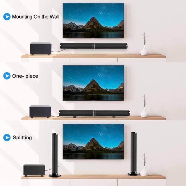 ❤映画館の様な臨場感溢れる3D立体サラウンド♪❤サウンドバー＆サブウーファー