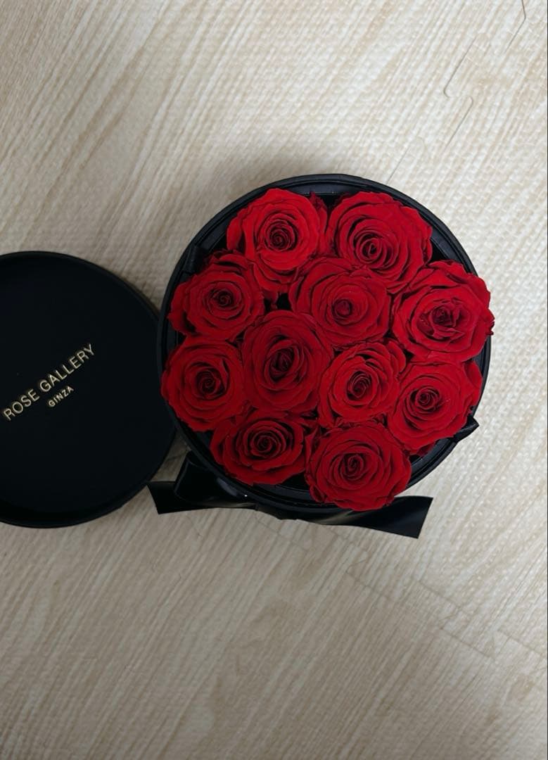 ローズギャラリー　バラ　プリザーブドフラワー　カムアップローゼス　ブライトレッド