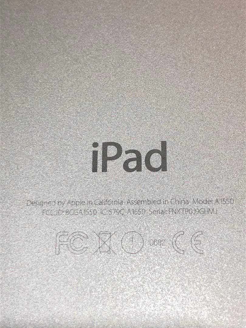 iPad本体 iPad mini4 Wi-Fi Cellular A1550 16GB