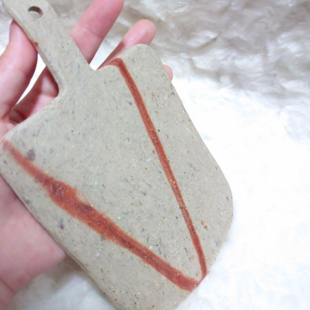 【2501】80.プレート…備前焼