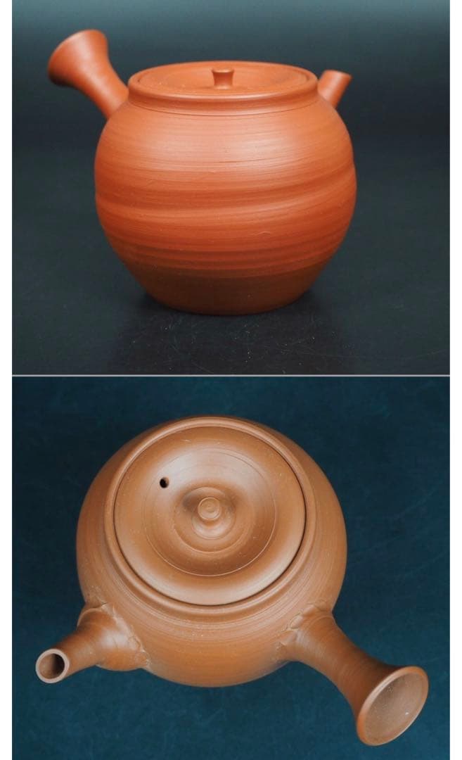 送料無料　人間国宝三代山田常山作 常滑焼 茶器セット 本物保証 未使用品　共箱