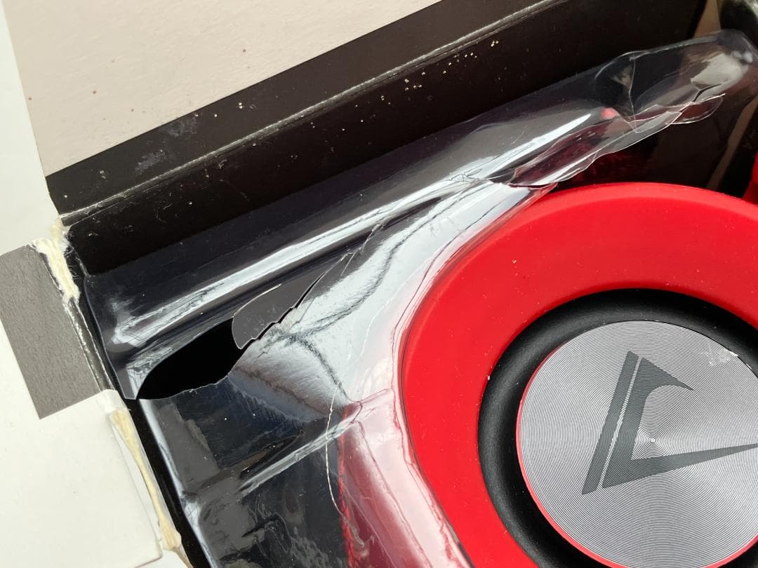 ★美品★オウルテック　Bluetoothスピーカー レッド OWL-BTSP06