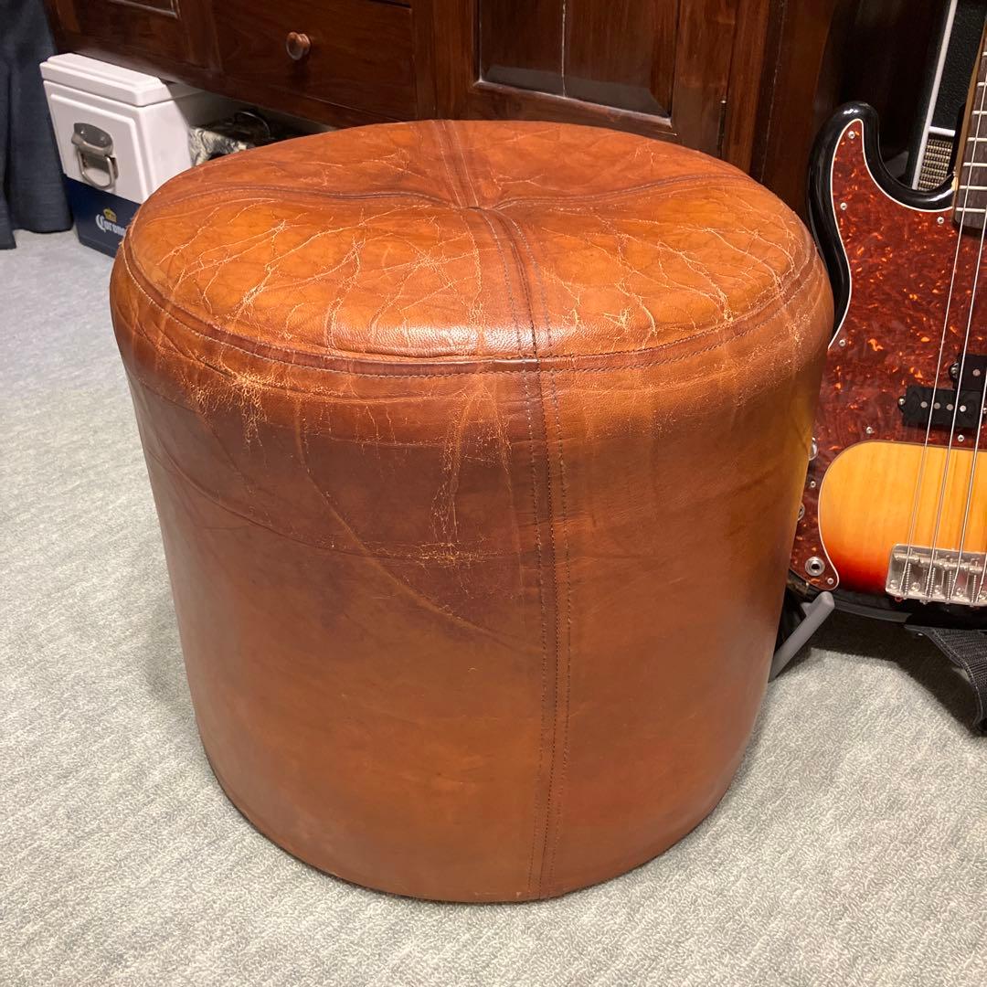 LIFE FURNITURE CY LEATHER STOOL 水牛革 スツール