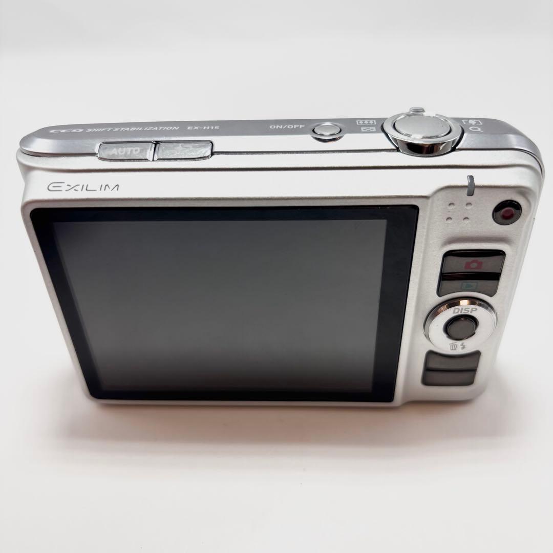 【美品】CASIO EXILIM EX-H15 シルバー デジタルカメラ