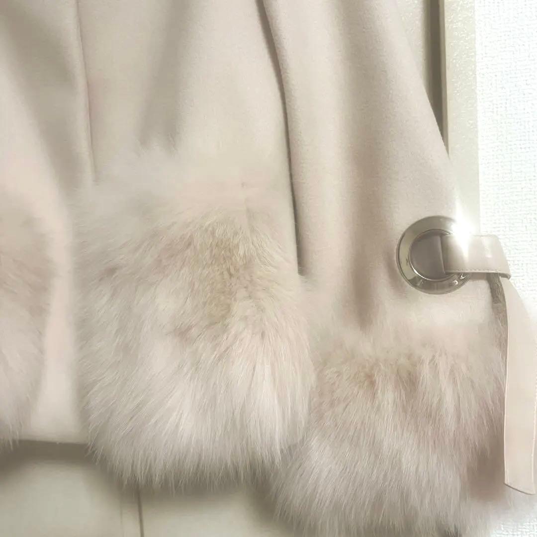 【新品・タグ付】FENNEL フェンネル リボン袖ファーアクセントショートコート