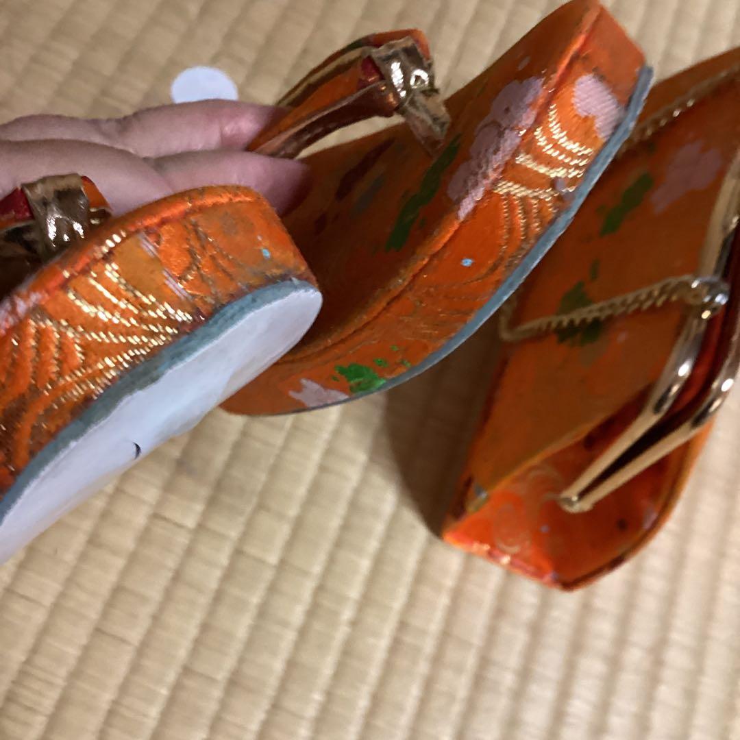 七五三7歳フルセッット　帯幅18センチ　　草履21センチ