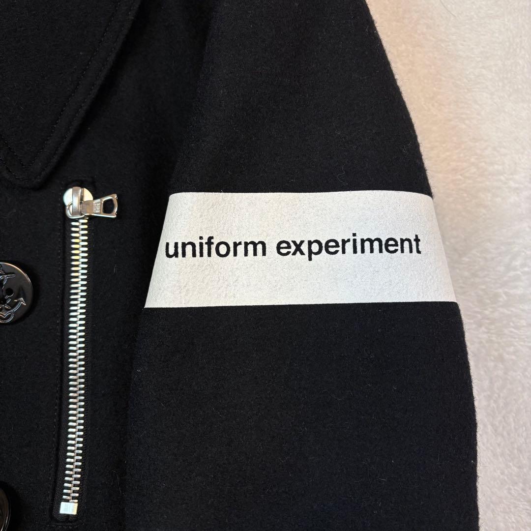 【美品】 uniform experiment ピーコート サイズ1 ブラック