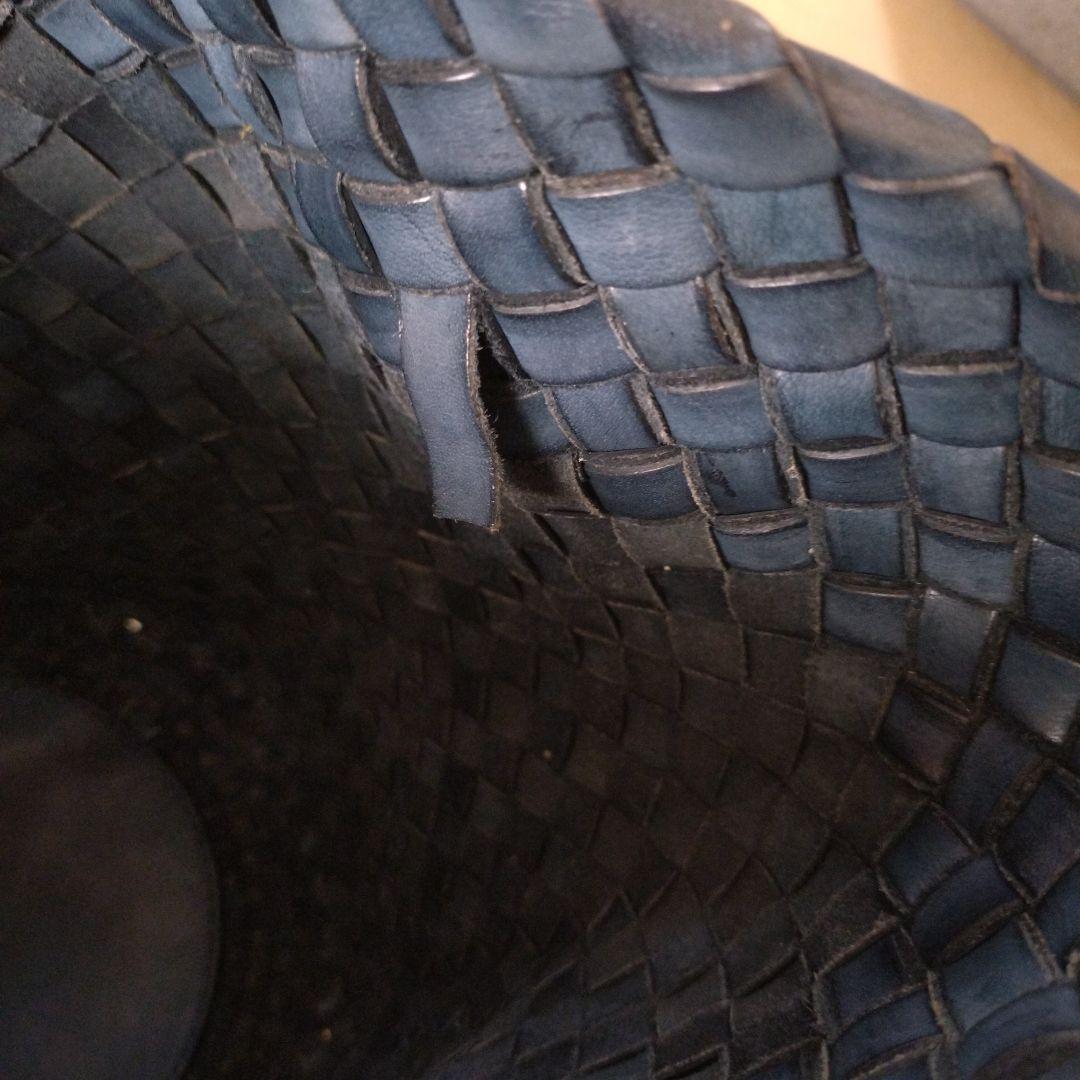 値下げ　IENA購入　dragon ネイビー かごバッグ 収納袋付き