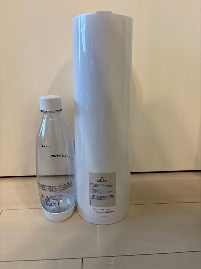 ソーダストリーム 炭酸水メーカー ボトル付き ホワイト