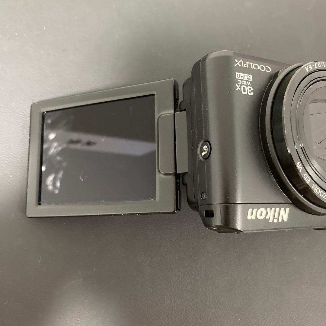 動作確認済　Nikon COOLPIX S9900 30X ブラック　電池あり