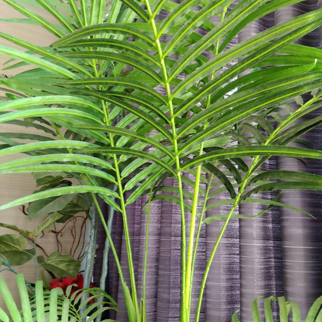 人工観葉植物 緑色 高さ約180cm