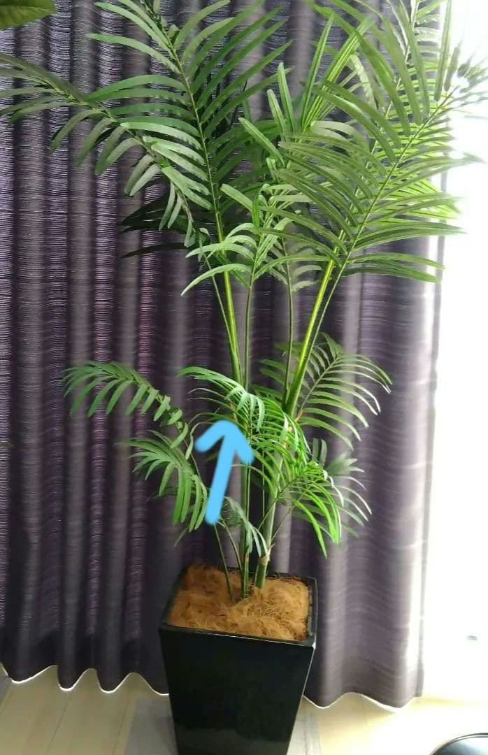 人工観葉植物 緑色 高さ約180cm