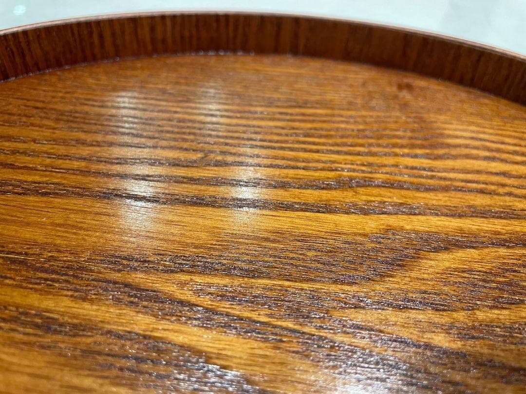 ☆丸盆☆木製☆トレー☆カフェトレー ☆おぼん☆天然木☆おしゃれ☆モダン☆茶道☆木