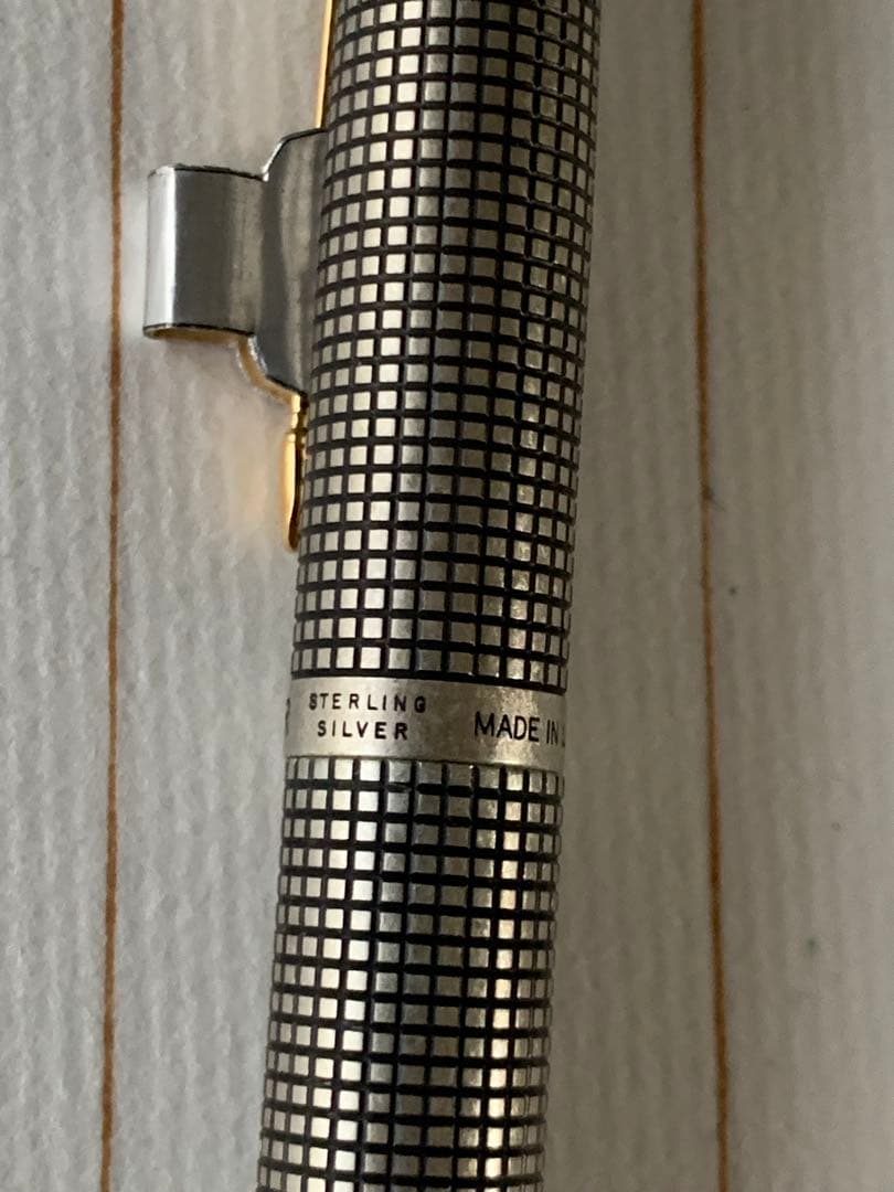 万年筆／パーカー75 スターリングシルバー 14Kペン先コンバーター付き