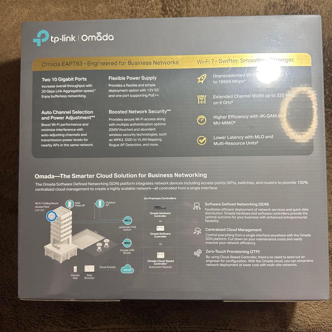 EAP783 BE19000 Wi-Fi 7 アクセスポイント