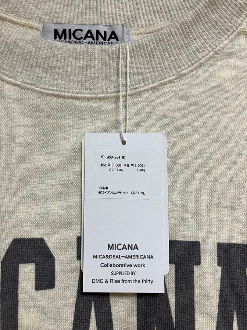 A*・様 MICA&DEAL × AMERICANA MICANA ロゴスウェッ