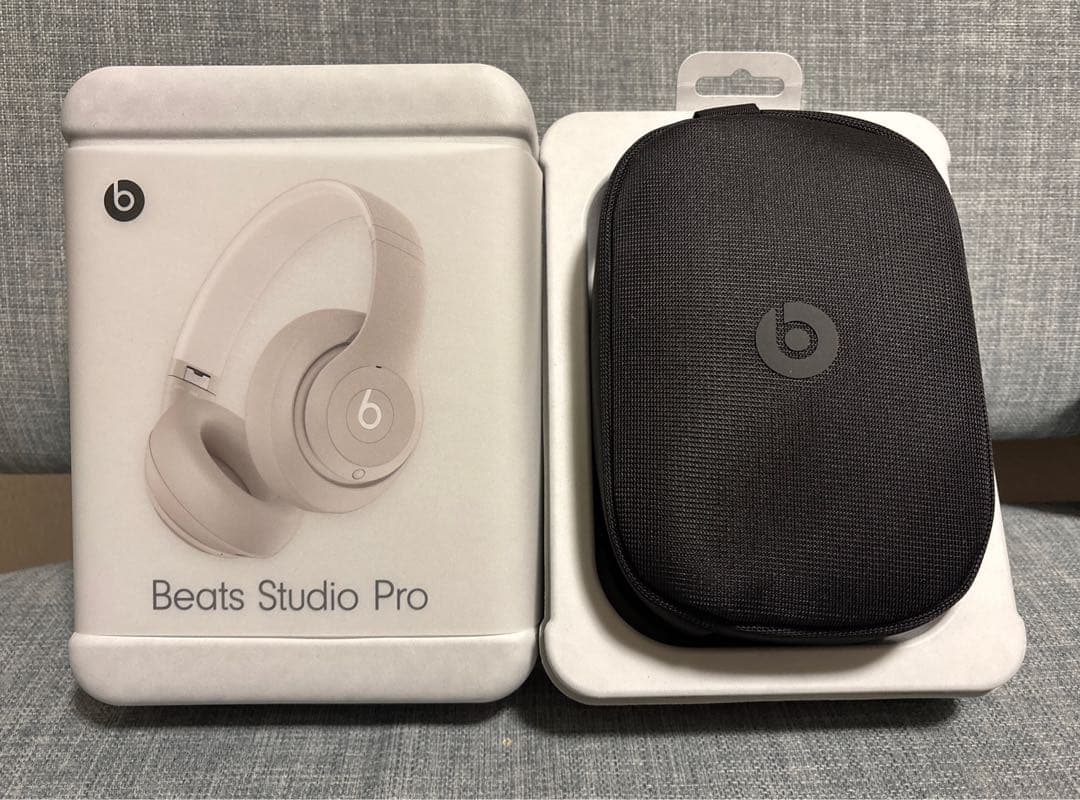 【美品】Beats Studio Pro ワイヤレスヘッドホン アイボリー