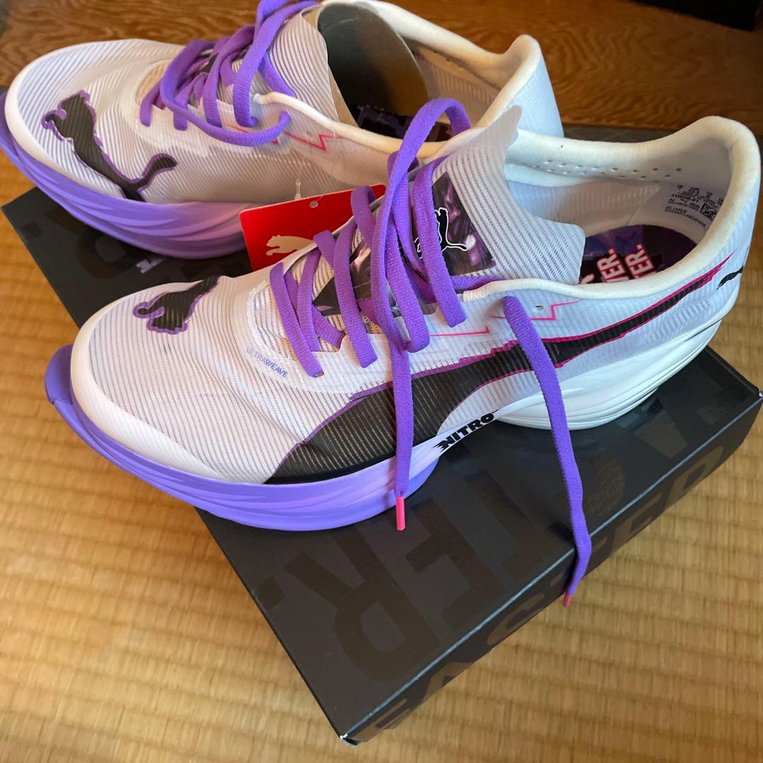 PUMA FAST-R NITRO ELITE3 ホワイト/パープル