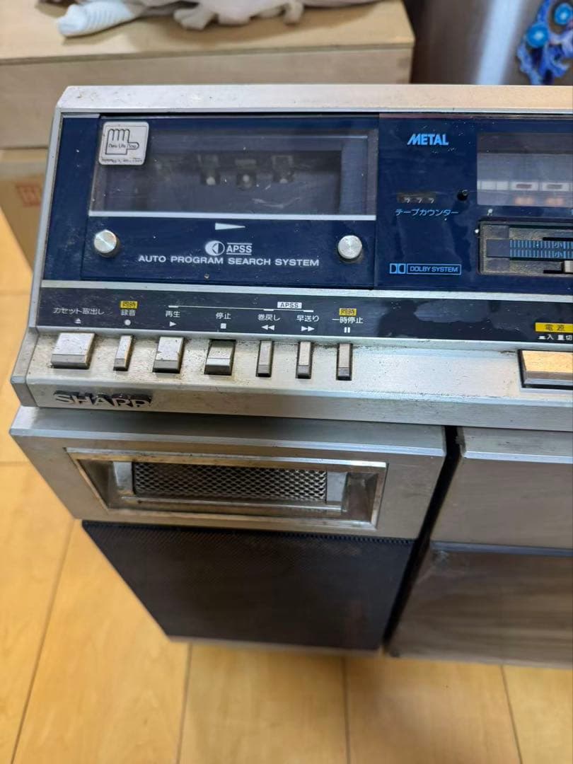 SHARP vz-v2 レコードカセットテープラジオプレーヤー