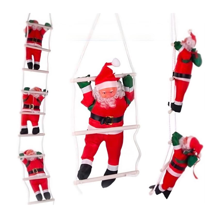 最安❣️大人気オーナメント はしごサンタ2人 装飾品 人形 ぬいぐるみ お洒落