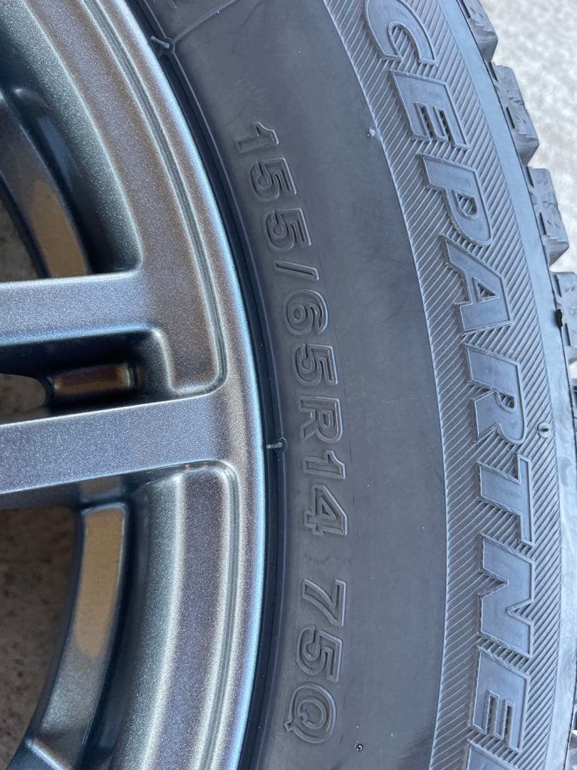 バリ山！　155/65R14 ラパン　キャンバス　N-BOX ワゴンR