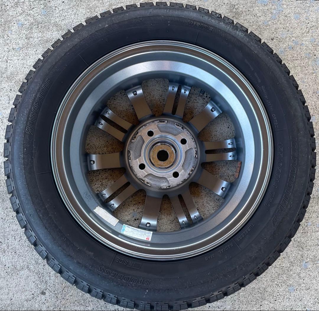 バリ山！　155/65R14 ラパン　キャンバス　N-BOX ワゴンR