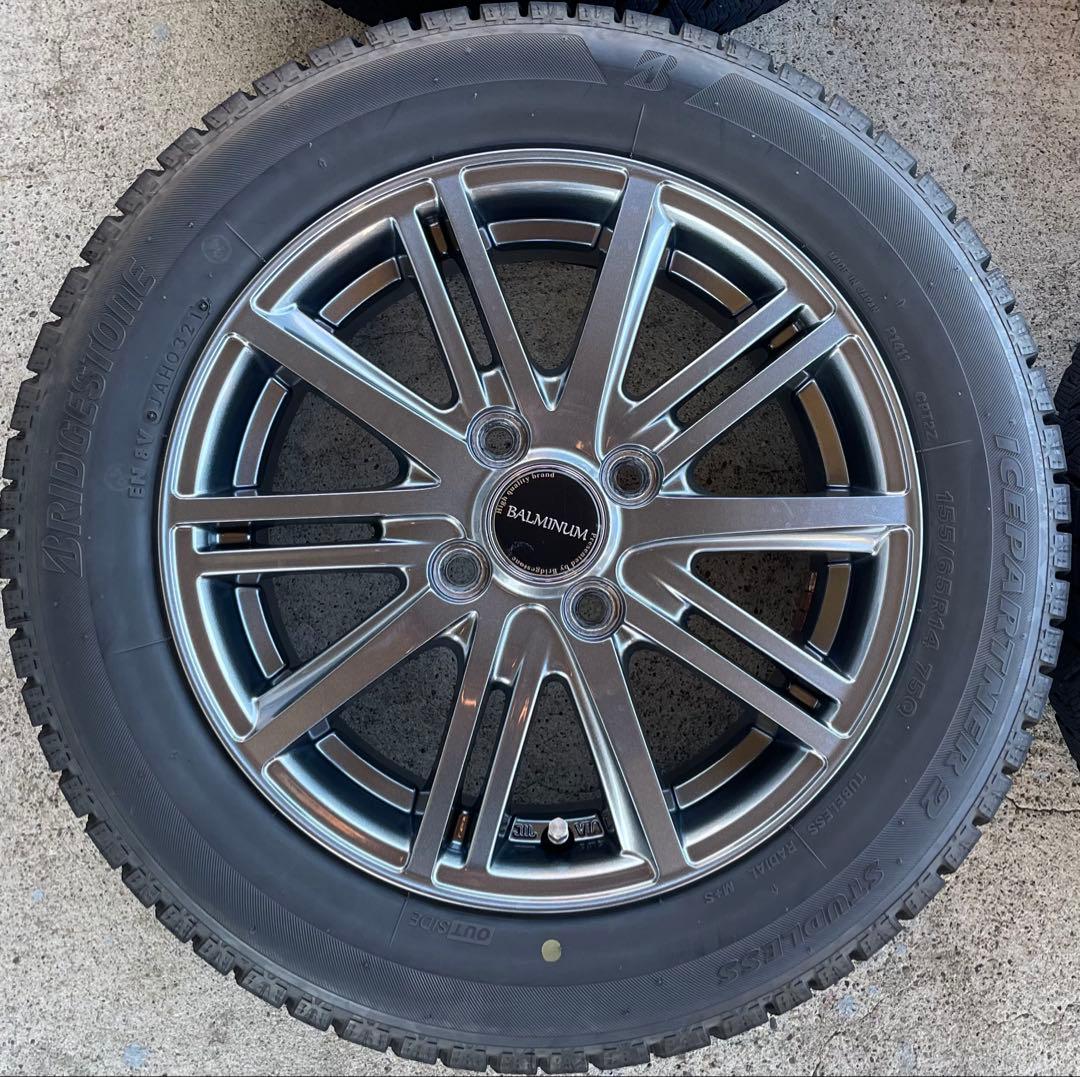 バリ山！　155/65R14 ラパン　キャンバス　N-BOX ワゴンR