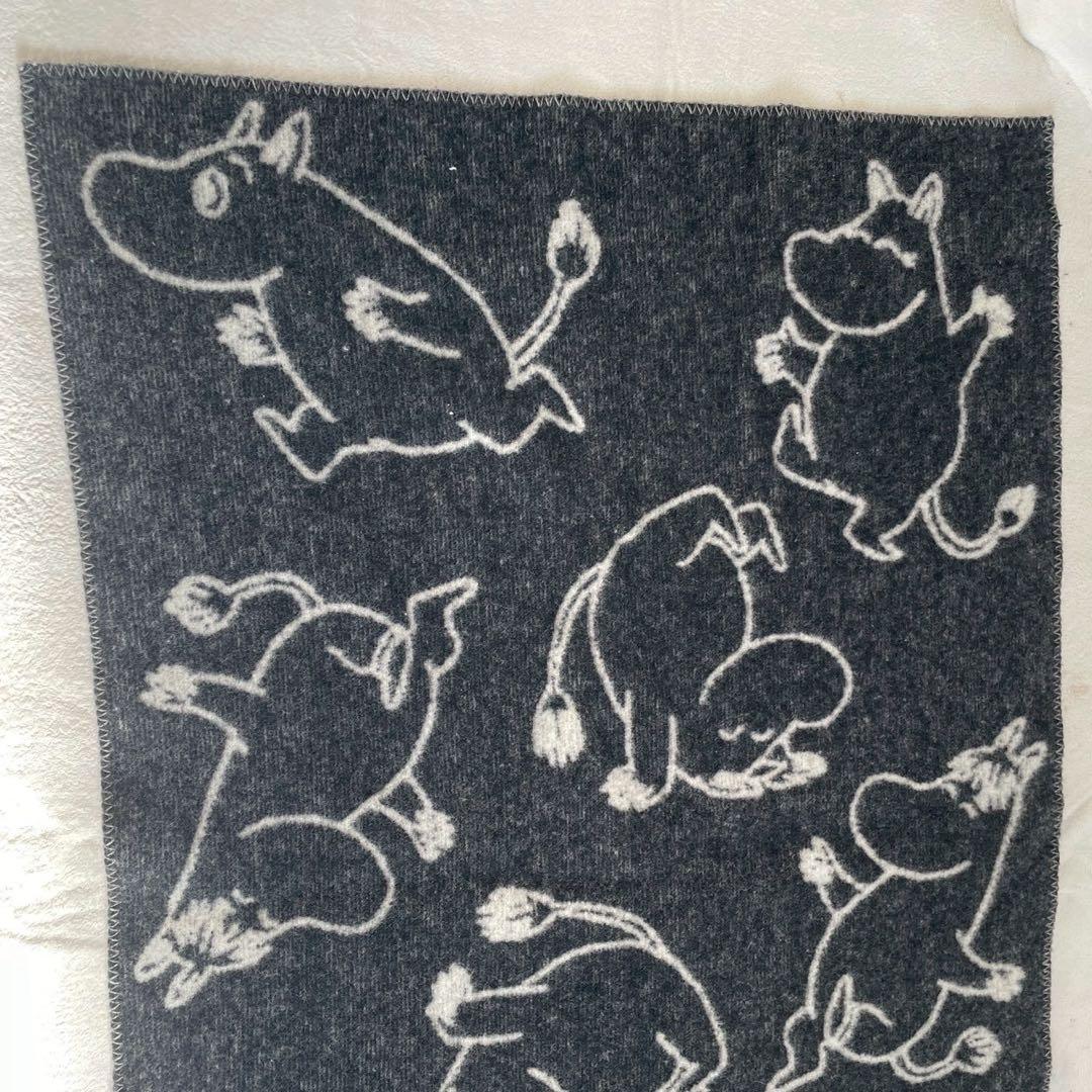 激レア✨北欧KLIPPAN ムーミンブランケット　毛布　膝掛け動物　大きい