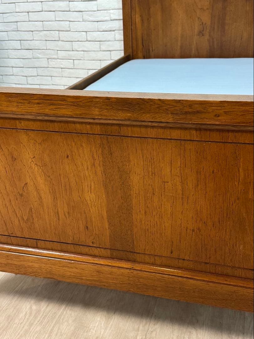 【ぷらまい】1960アメリカ　ビンテージ　シングルベッドフレーム