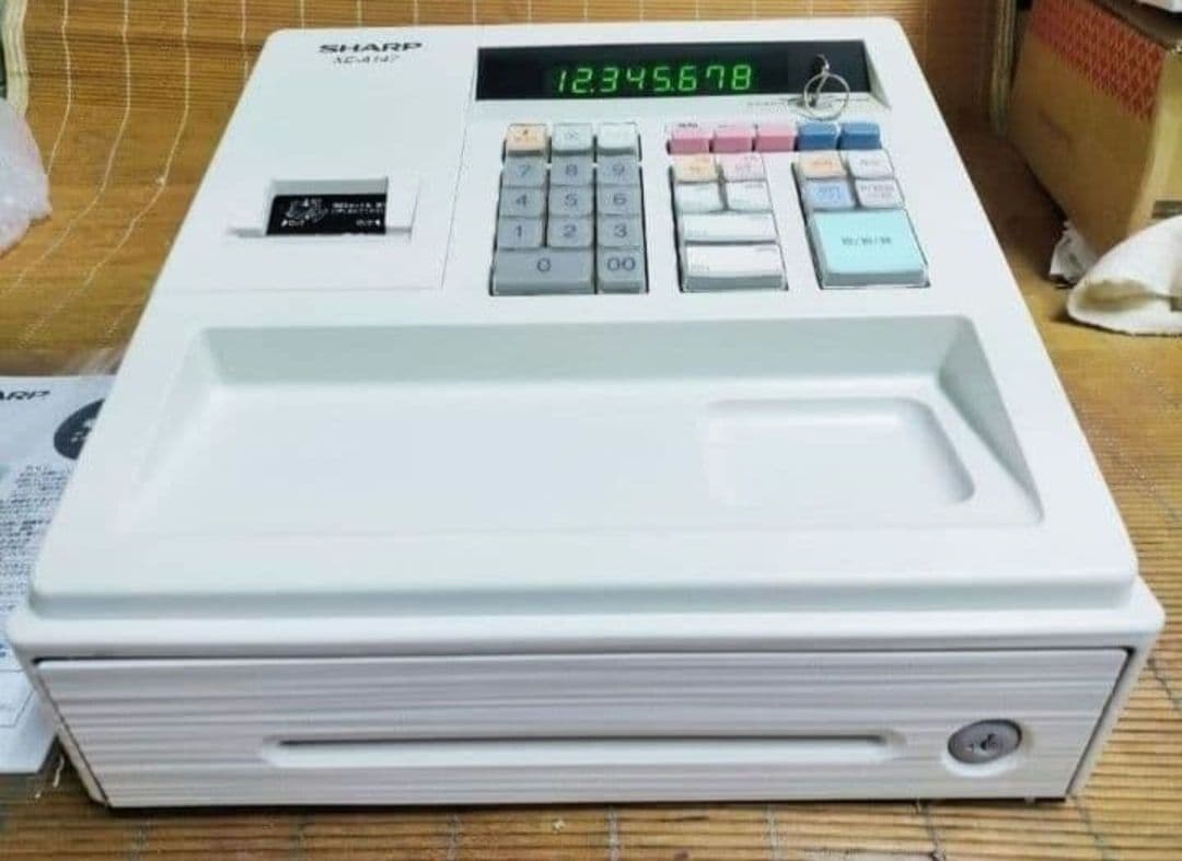 シャープレジスター　XE-A147　PC連携売上管理フル設定無料　260130