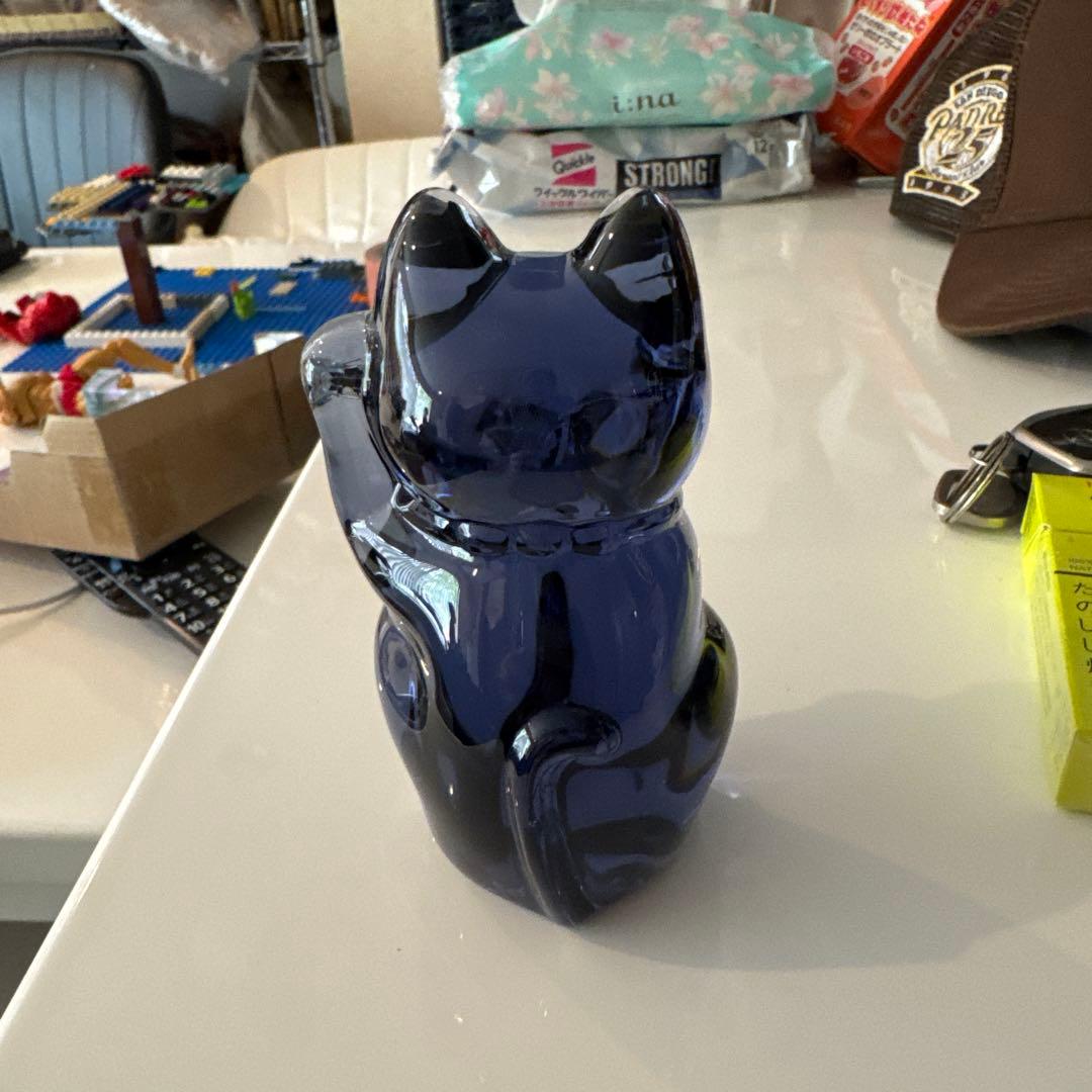 バカラ♡招き猫ブルー