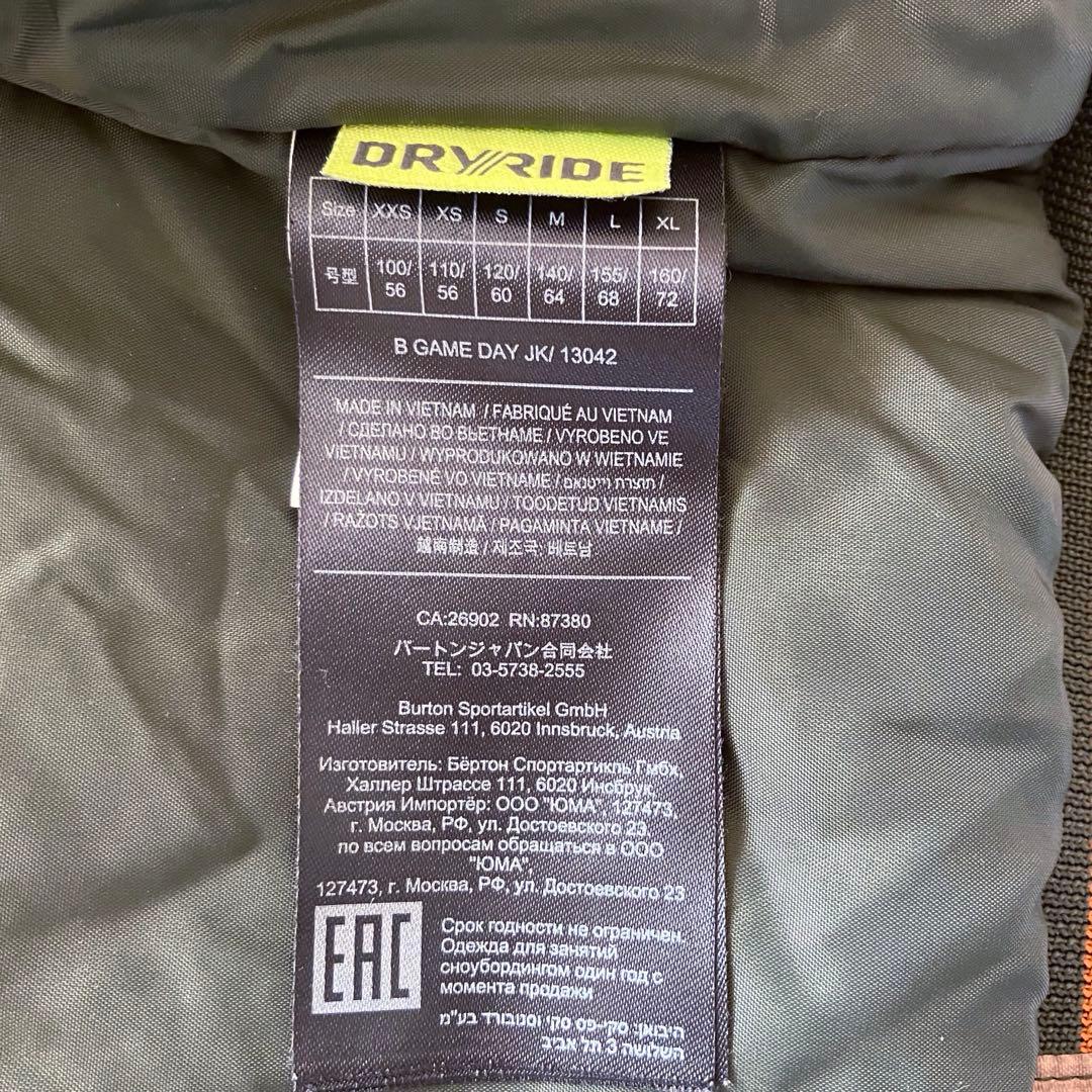 バートン キッズ スノーボードウェア M 140 ボーイズ ガールズ