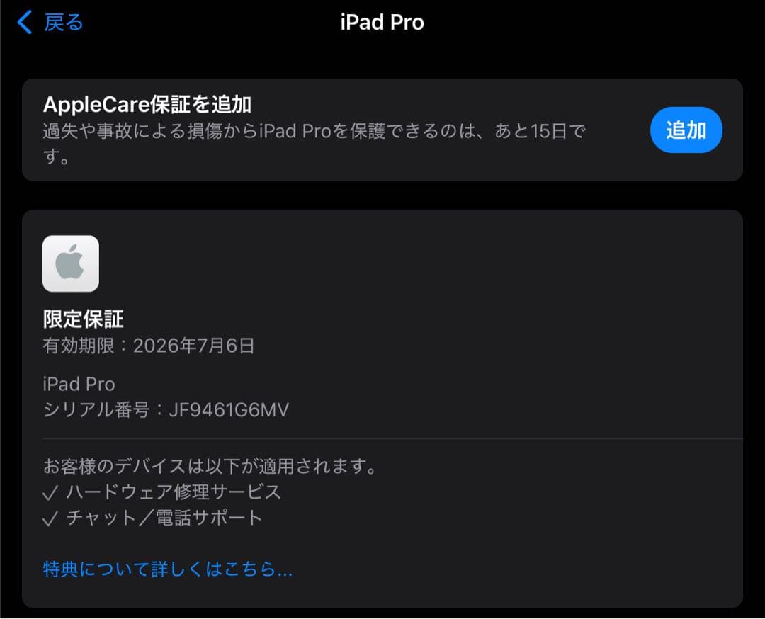 M4 iPad Pro 11インチ 256GB Wi-Fi＋セルラー ブラック