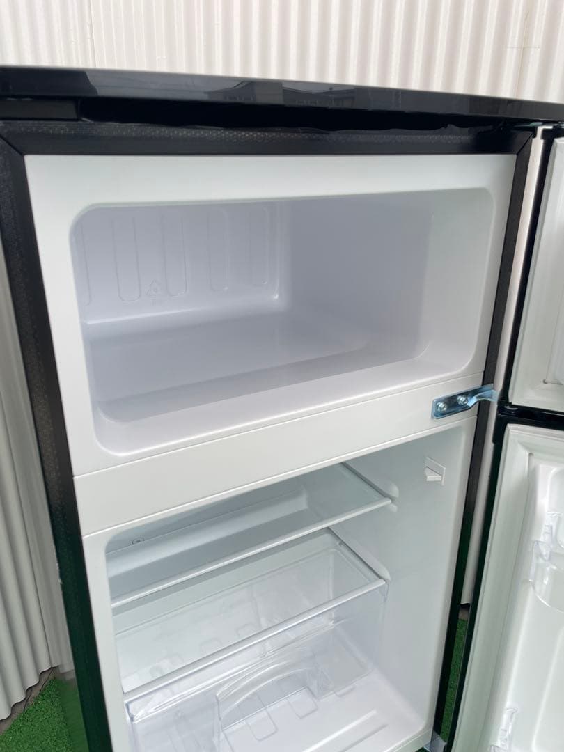 924 ヤマダ おしゃれブラック 2ドア冷蔵庫 2025年製 取説付 一人暮らし