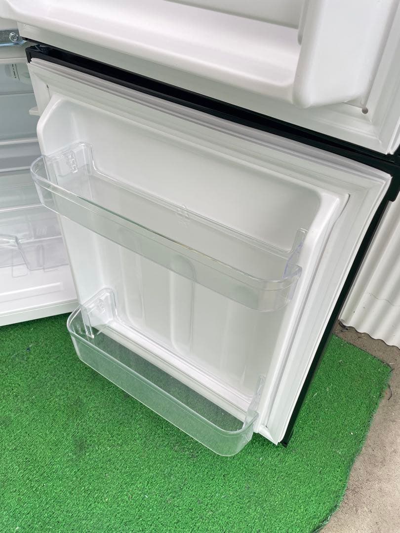 924 ヤマダ おしゃれブラック 2ドア冷蔵庫 2025年製 取説付 一人暮らし