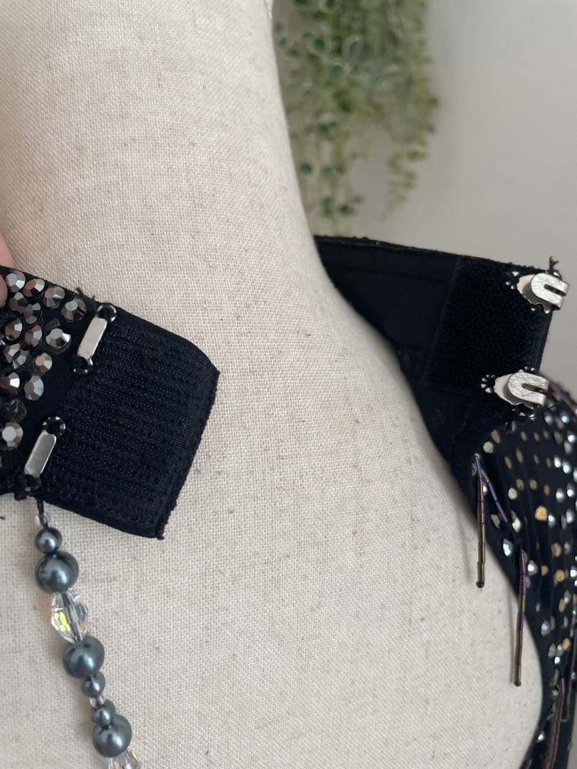 社交ダンス ⭐️ラテンドレス 黒