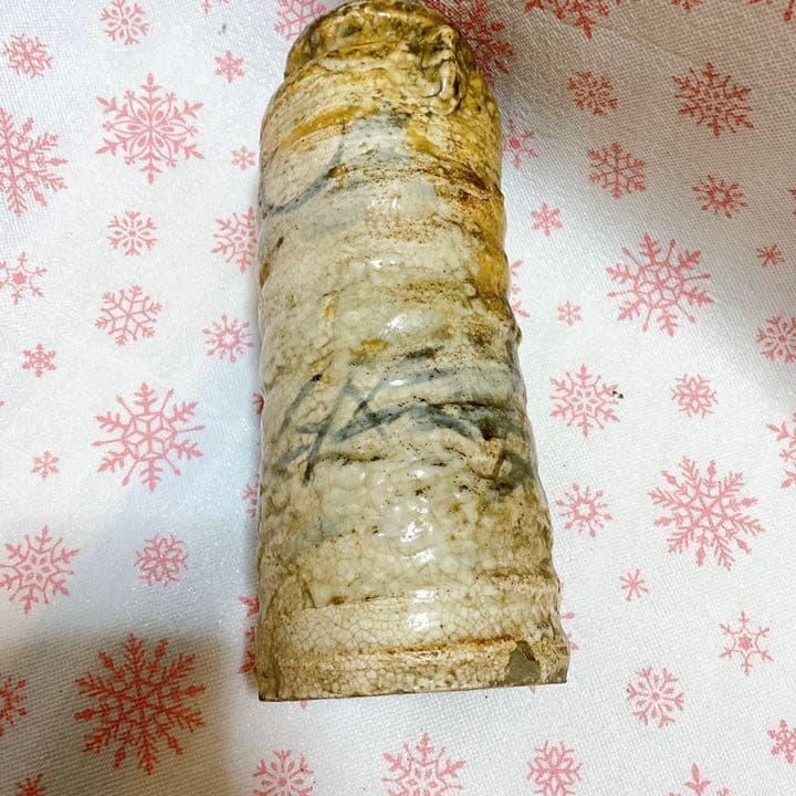 鼠志野焼　萩焼　信楽焼　花生　美濃焼　織部焼　茶道具　花器　年代物