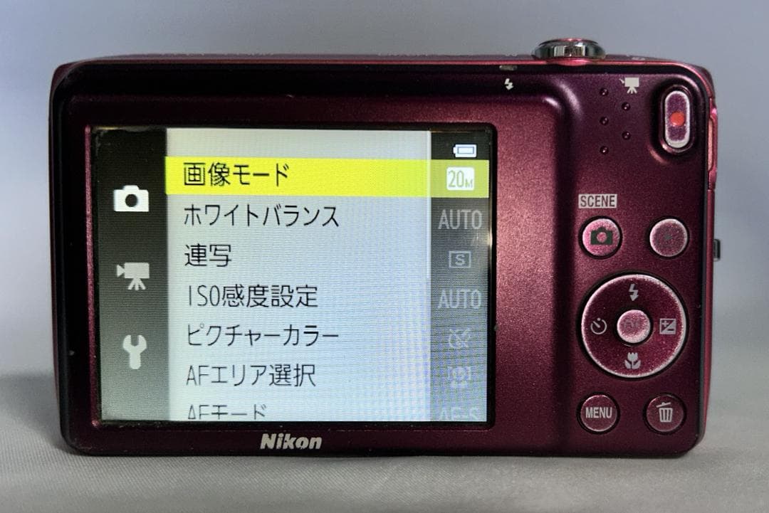 【動作確認済】Nikon S3500 ピンク バッテリー充電器SDカード付き