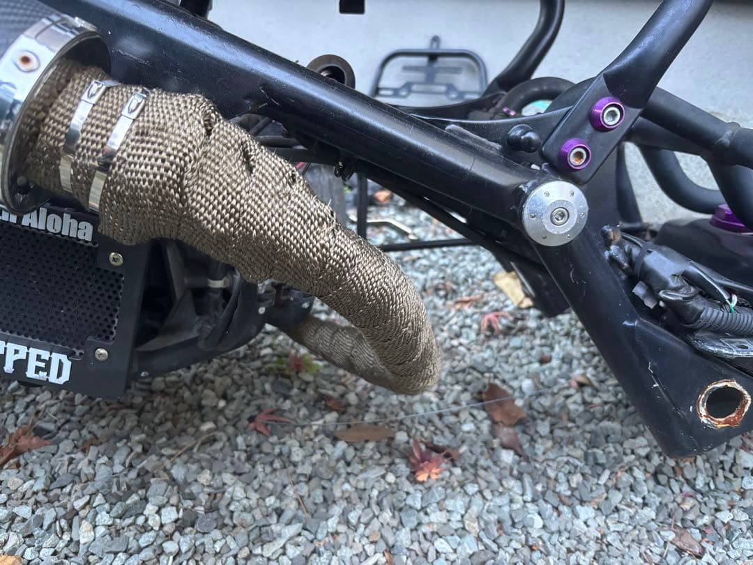 希少　廃盤　ホンダ　ズーマー　ブレイズン　太足対応マフラー